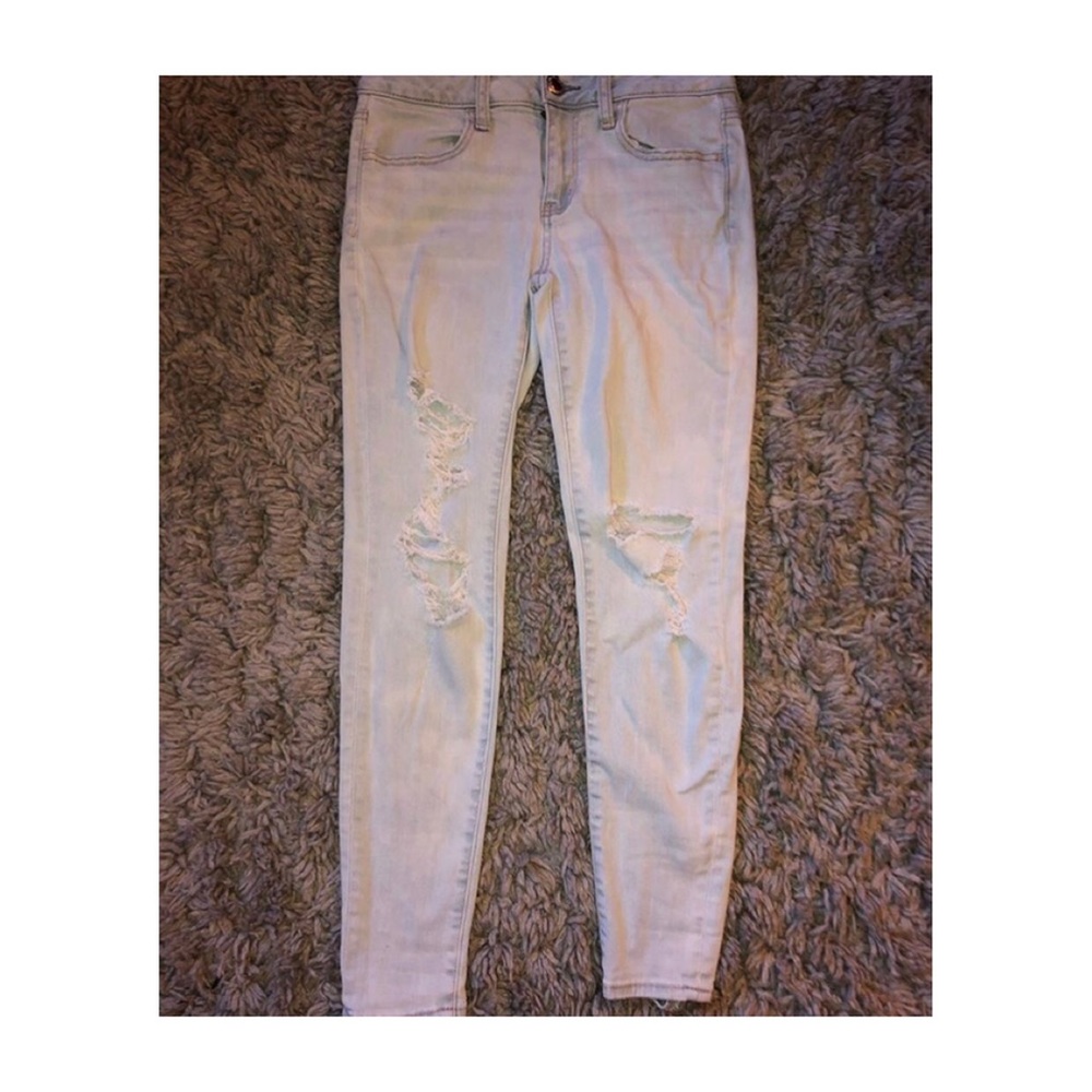American eagle super stretchy jegging(4short)worn1